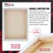 Large Stretched Canvas for Painting 18x24 inch Gallery Depth 1-1/2" Thick, 3-Pack - 12oz Acrylic Gesso Triple Primed, Professional Artist Quality, 100% Cotton - Oil, Pouring Paint